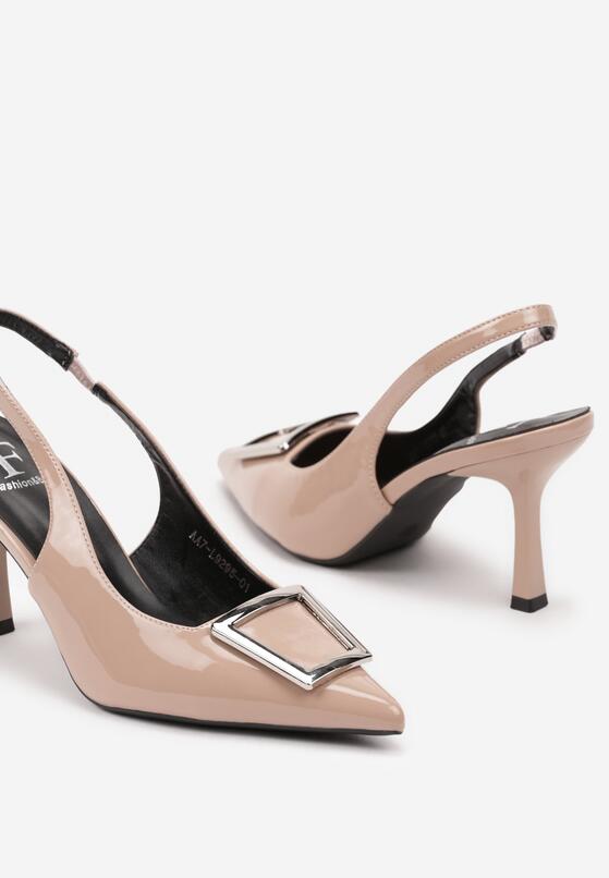 Pantofi stiletto Bej 6