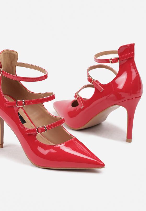 Pantofi stiletto Roșii 6