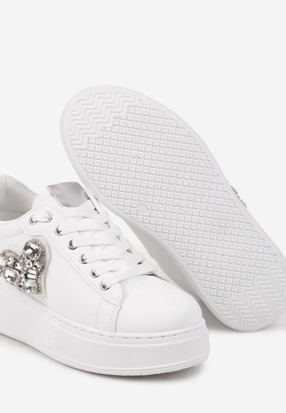Sneakers Alb cu argintiu 6