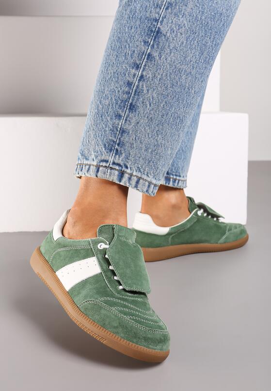Sneakers Verde cu alb 1