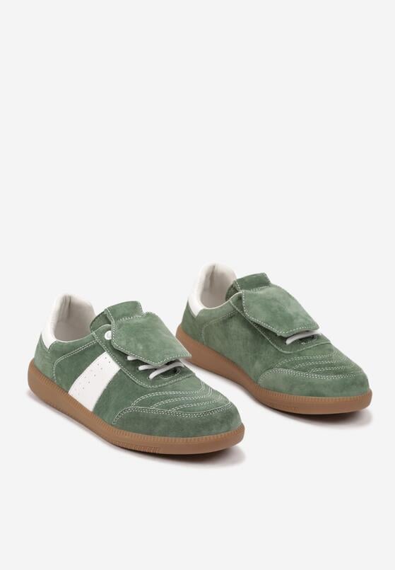 Sneakers Verde cu alb 5
