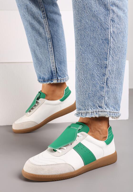 Sneakers Alb cu verde 3
