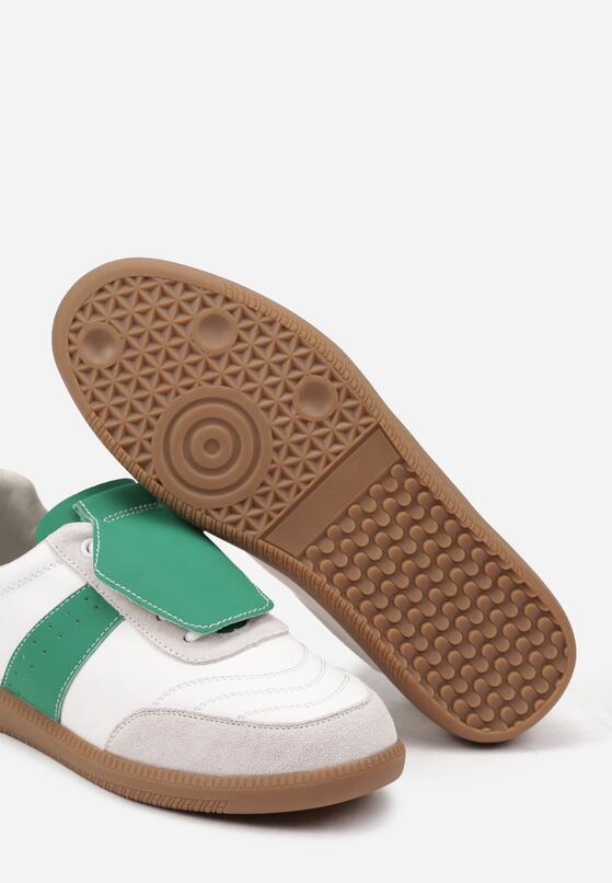 Sneakers Alb cu verde 6