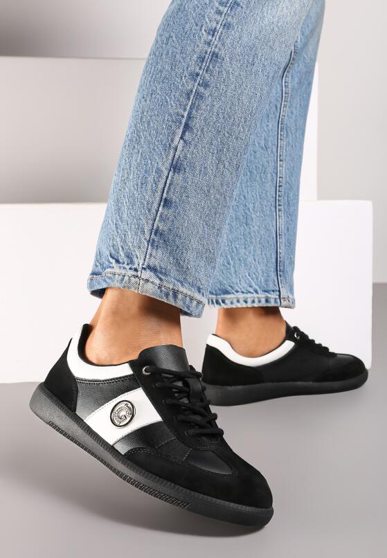 Sneakers Negru cu alb 2