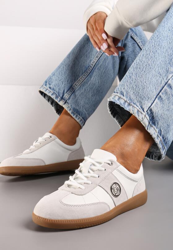 Sneakers Alb cu gri 1