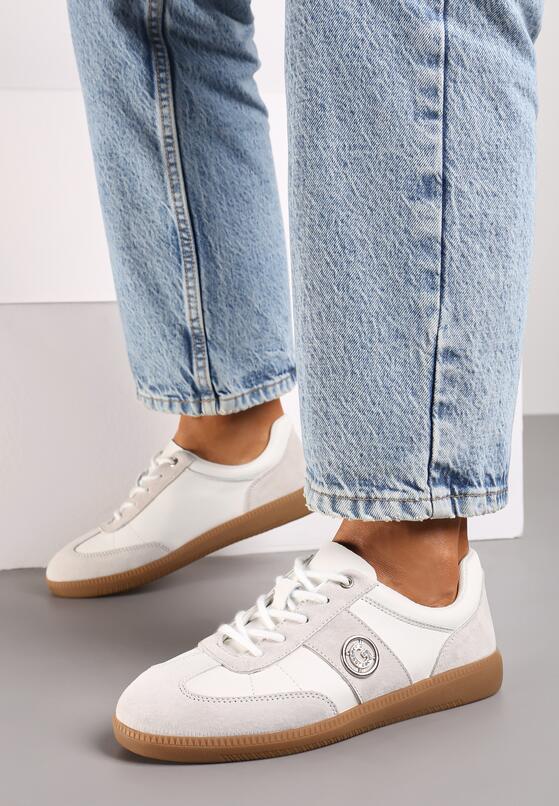 Sneakers Alb cu gri 3