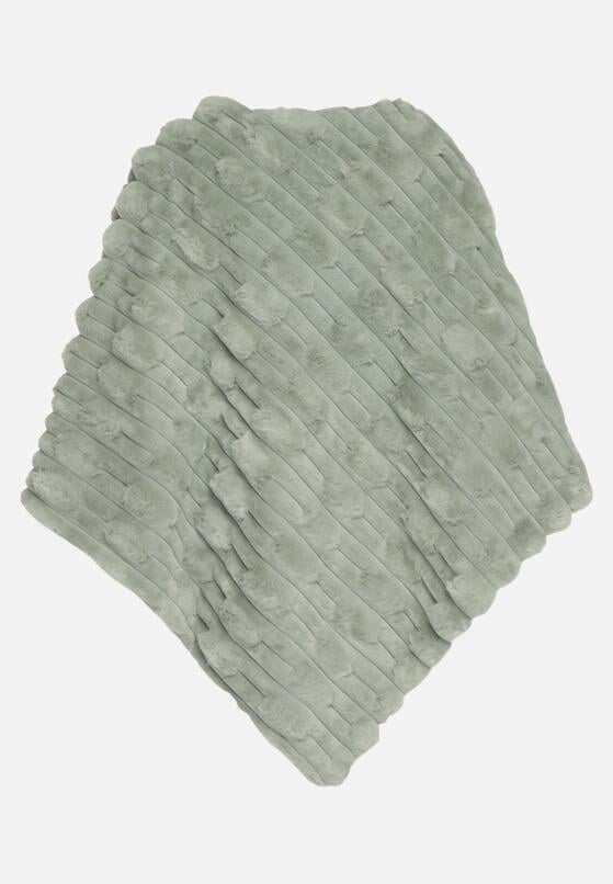 Jasnozielone Ponczo Ozdobione Tłoczeniem Dairis 2