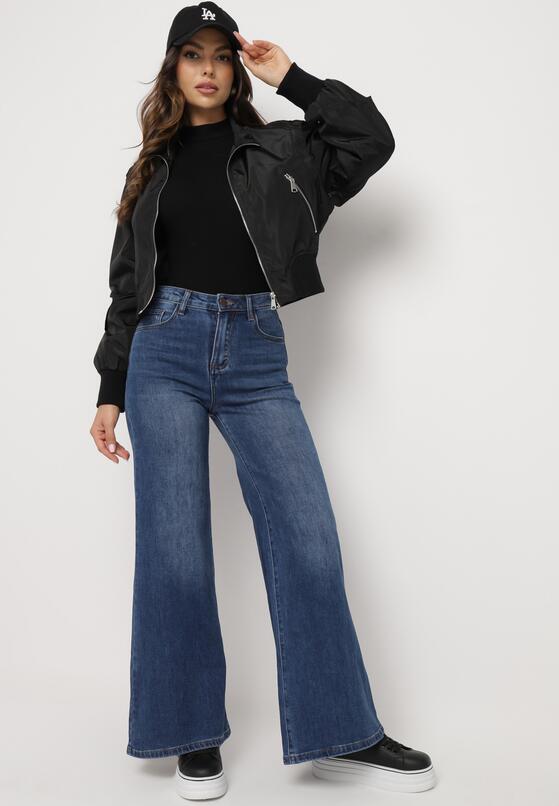 Niebieskie Szerokie Jeansy Typu Dzwony Rorilda 4