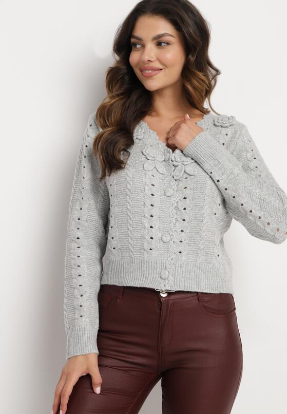 Cardigan Gri 4