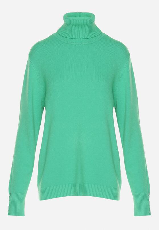 Pulover pe gât Verde 6