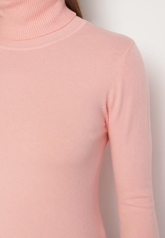 Różowy Golf Sweter z Wiskozą i Kaszmirem Zailaya 5