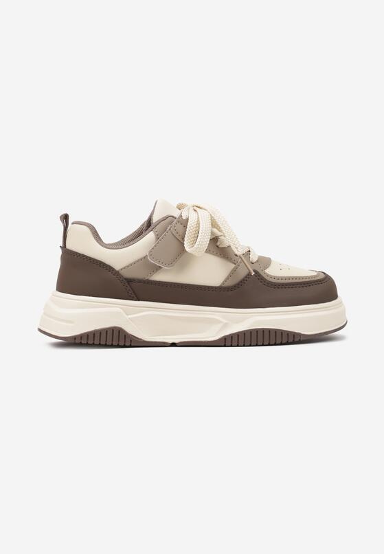 Pantofi sport Bej cu maro 2