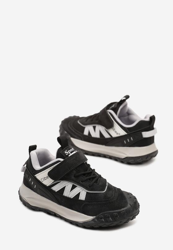 Pantofi sport Negru cu gri 2