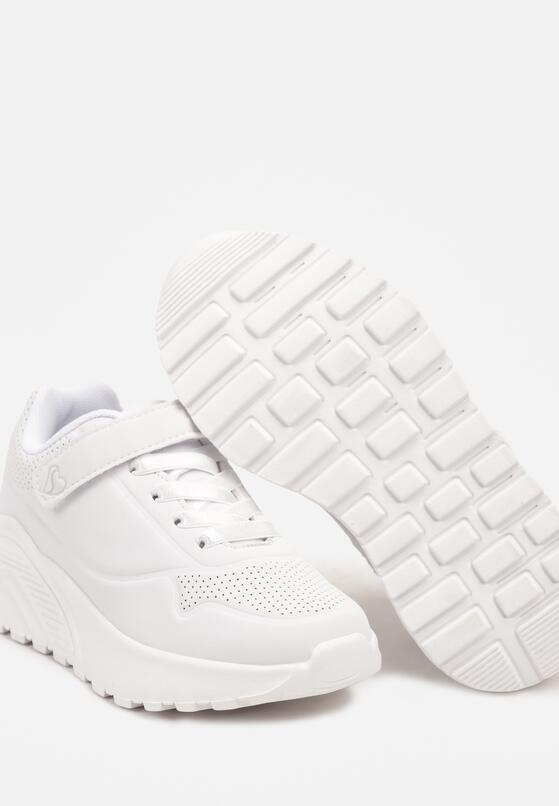 Białe Buty Sportowe Sneakersy na Grubej Podeszwie Elorain 3