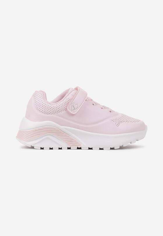 Różowe Buty Sportowe Sneakersy na Grubej Podeszwie Elorain 1
