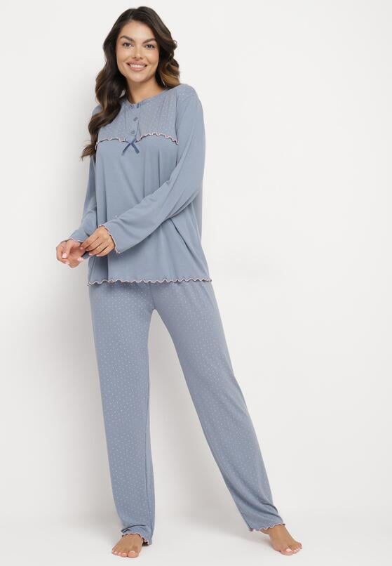 Compleu pijama Albastru deschis 2