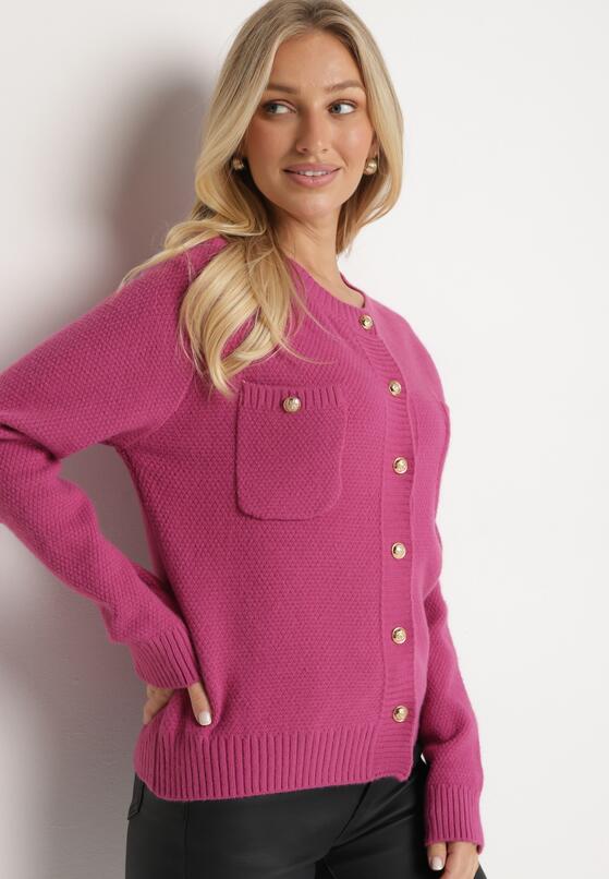 Cardigan Fucsia 4