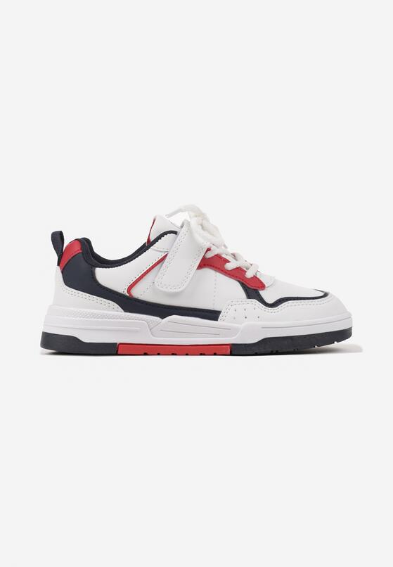 Białe Buty Sportowe Sneakersy na Grubej Podeszwie z Zapięciem na Rzep Avasoni 1