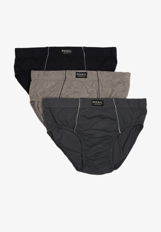 Wielokolorowe 3-Pack Majtki Bawełniane Slipy Derisya 1