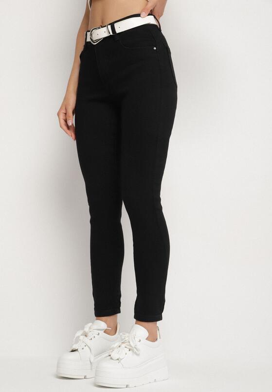 Czarne Jeansy Skinny Bawełniane Push-Up Torialdia 1