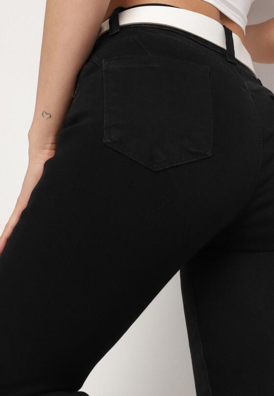 Czarne Jeansy Skinny Bawełniane Push-Up Torialdia 5
