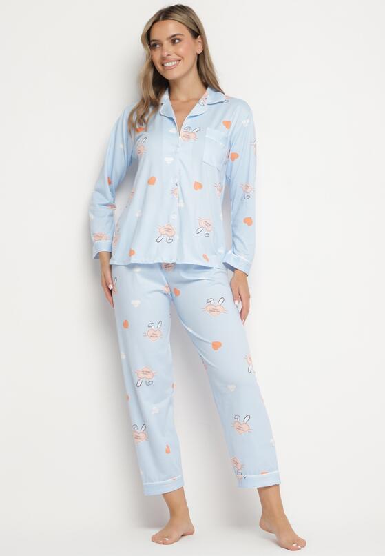 Compleu pijama Albastru deschis 2
