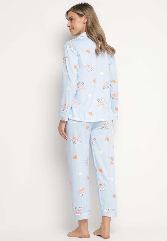 Compleu pijama Albastru deschis 3
