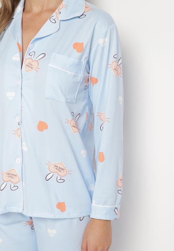 Compleu pijama Albastru deschis 4