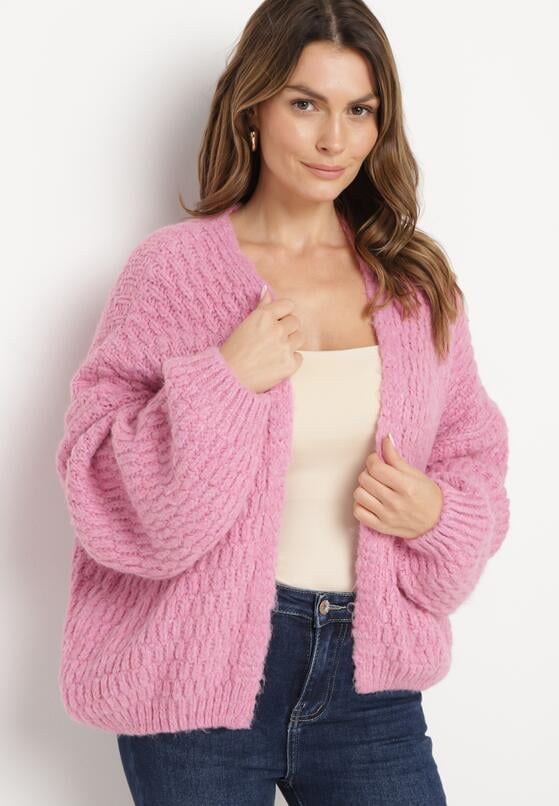 Cardigan Fucsia 4