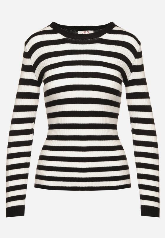 Pulover Negru cu alb 6
