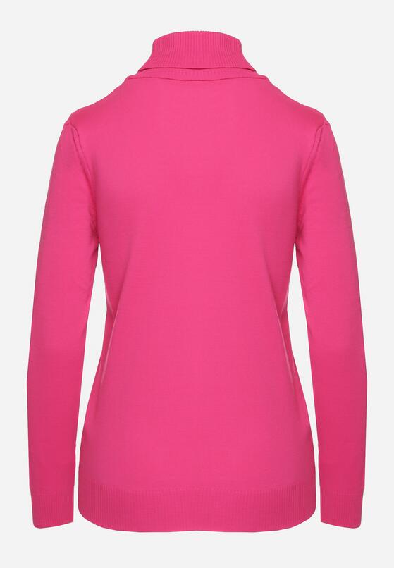 Pulover pe gât Fucsia 7