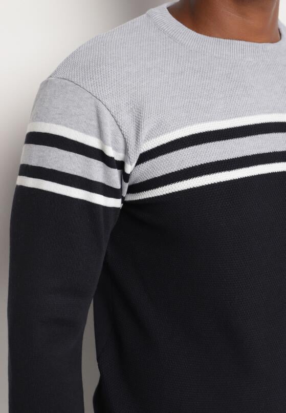 Pulover Negru cu albastru 5