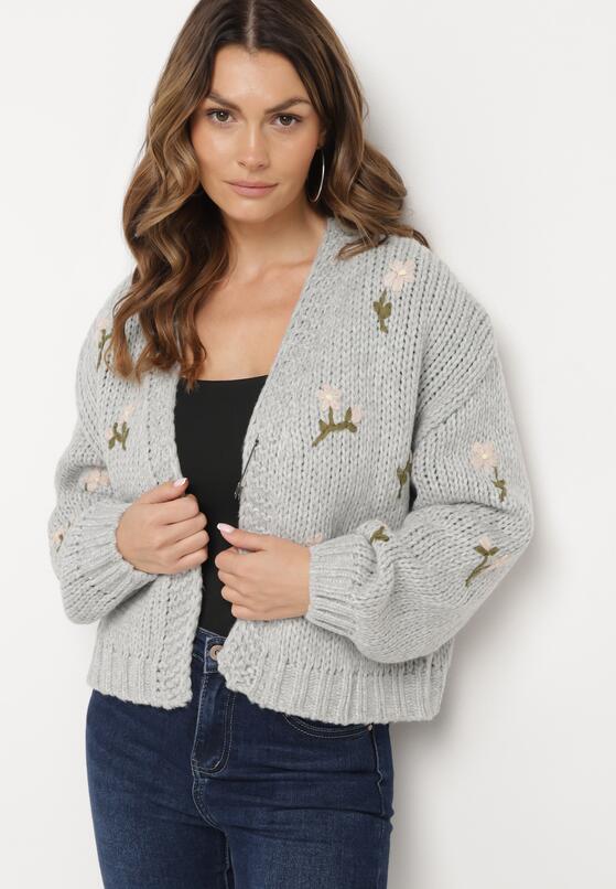 Cardigan Gri 2