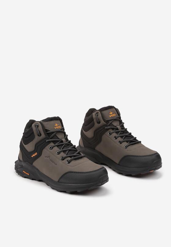 Szare Buty Trekkingowe za Kostkę Giula 2