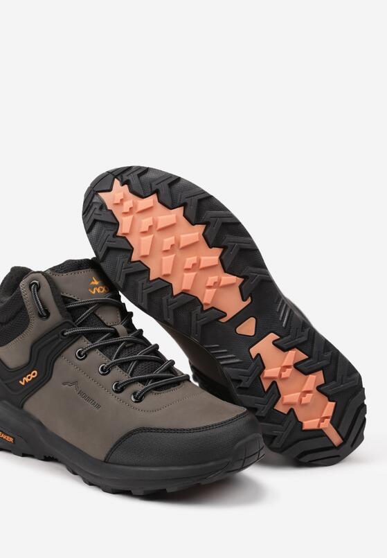 Szare Buty Trekkingowe za Kostkę Giula 3