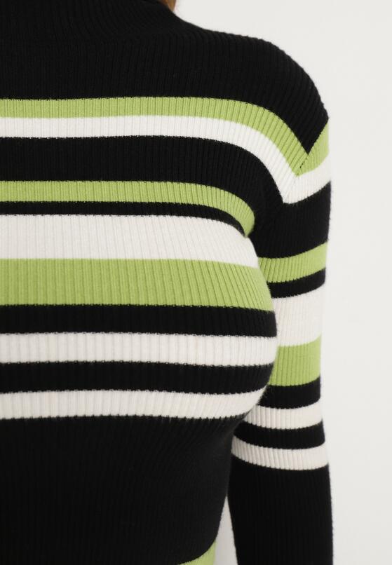 Pulover Verde cu negru 5