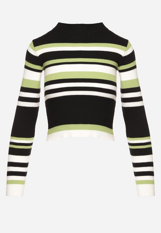 Pulover Verde cu negru 6