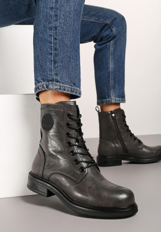 Botine Gri închis 1