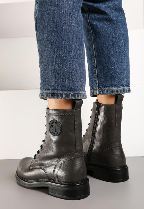 Botine Gri închis 3