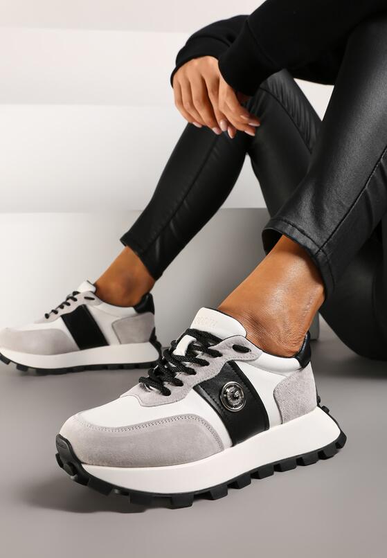 Sneakers Gri cu negru 1