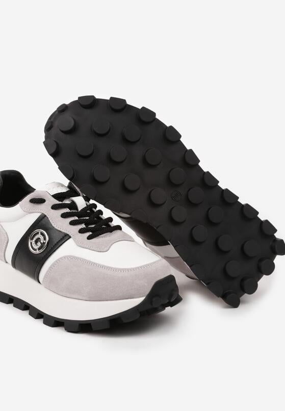 Sneakers Gri cu negru 6