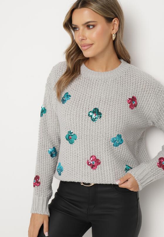 Pulover Gri deschis 2