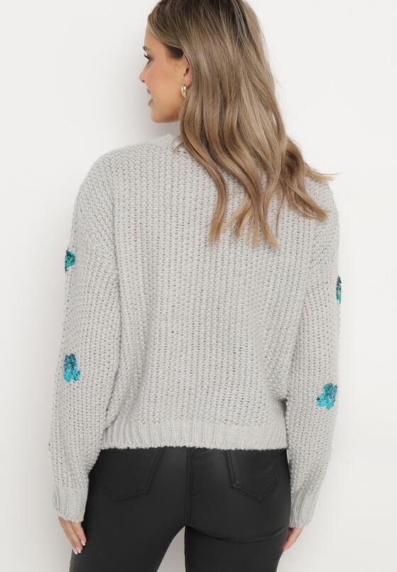 Pulover Gri deschis 3