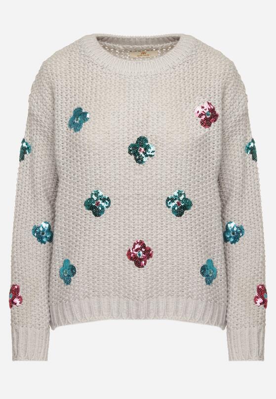 Pulover Gri deschis 6