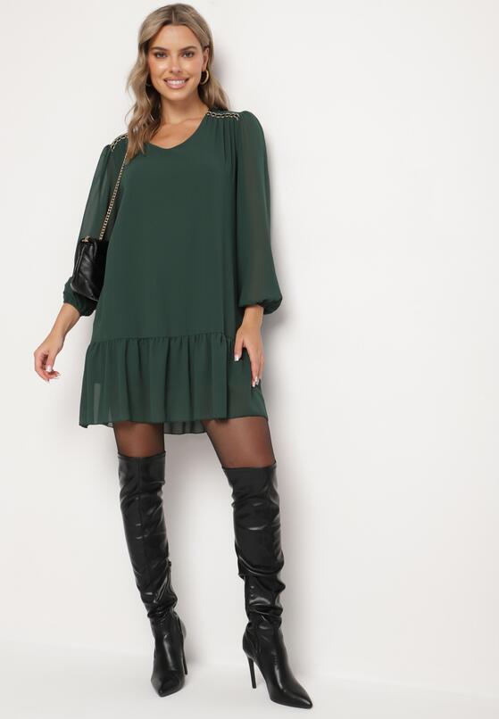 Rochie Verde închis 4