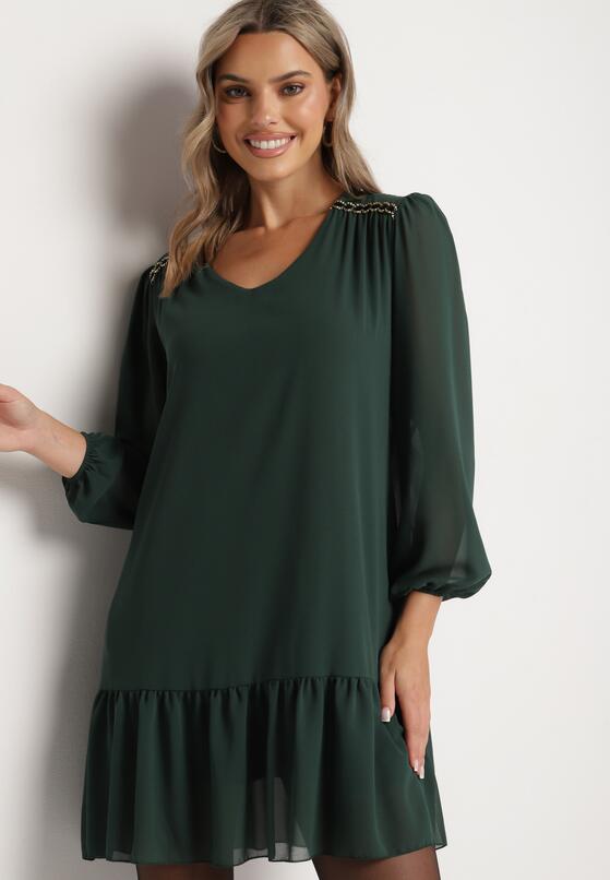 Rochie Verde închis 6