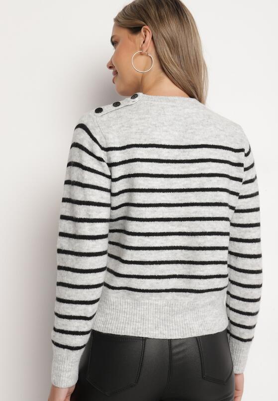 Pulover Gri deschis 3