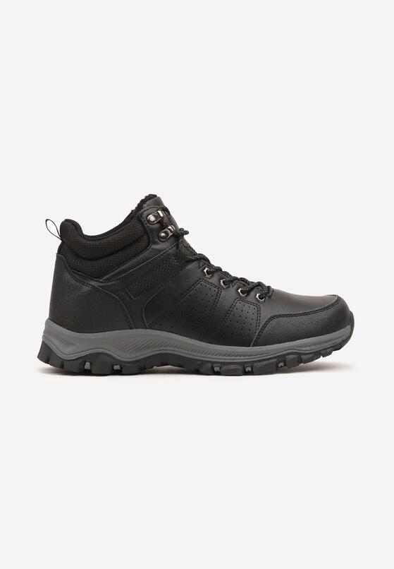 Czarne Buty Trekkingowe Ocieplane Futrem Emmiella 1