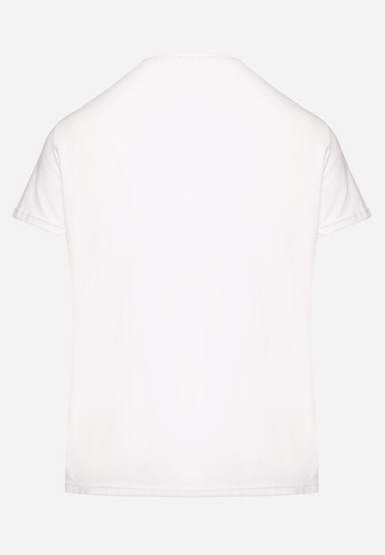 Biały T-shirt z Bawełny w Klasycznym Stylu Venamia 7