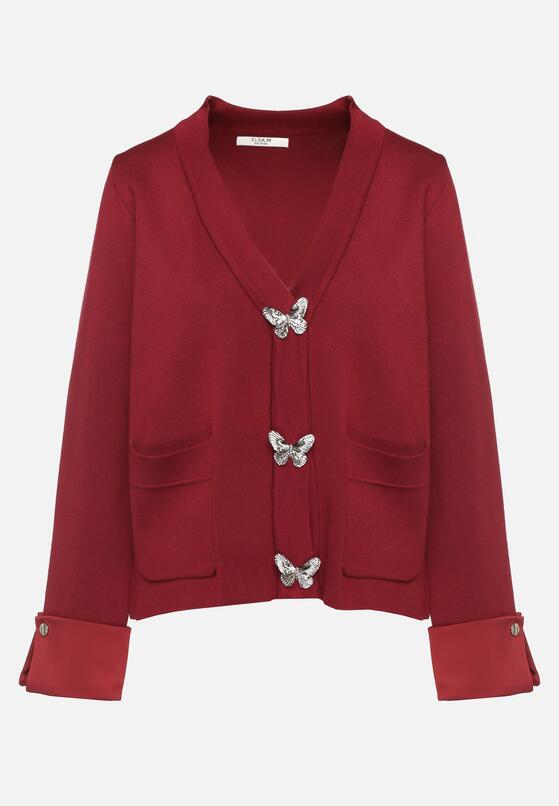Cardigan Roșu 6